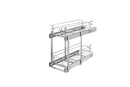 REV A SHELF : Two-Tier Bottom Mount Pullout Steel Wire Organizer