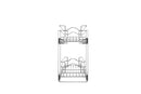 REV A SHELF : Two-Tier Bottom Mount Pullout Steel Wire Organizer