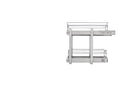 REV A SHELF : Two-Tier Bottom Mount Pullout Steel Wire Organizer