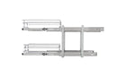 REV A SHELF : Two-Tier Bottom Mount Pullout Steel Wire Organizer