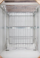 REV A SHELF : Two-Tier Bottom Mount Pullout Steel Wire Organizer