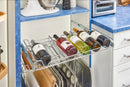 REV A SHELF : Deluxe Pullout Wine Rack for Custom Walk-In Pantry Cabinet Storage