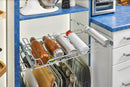 REV A SHELF : Deluxe Pullout Wine Rack for Custom Walk-In Pantry Cabinet Storage