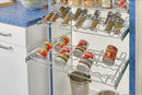 REV A SHELF : Deluxe Pullout Pantry Spice Organizer for Custom Walk-In Pantry Storage