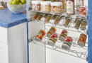 REV A SHELF : Deluxe Pullout Pantry Spice Organizer for Custom Walk-In Pantry Storage (5-pack)