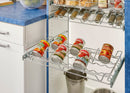 REV A SHELF : Deluxe Pullout Pantry Spice Organizer for Custom Walk-In Pantry Storage (5-pack)