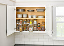 REV A SHELF : 3" Two-Tier Narrow Wire Wall Upright Pullout