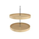 REV A SHELF : Polymer Full-Circle 2-Shelf Lazy Susan w/Dependent Hardware for Corner Base Cabinets