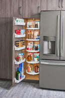 REV A SHELF : Polymer Full-Circle 5-Shelf Lazy Susans for Tall Pantry Cabinets