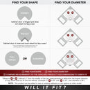 REV A SHELF : Polymer Full-Circle 1-Shelf Lazy Susan Shelf for Corner Wall Cabinets