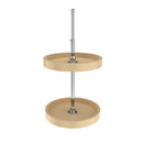 REV A SHELF : Polymer Full-Circle 2-Shelf Lazy Susan for Corner Wall Cabinets