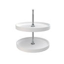 REV A SHELF : Polymer Full-Circle 2-Shelf Lazy Susan for Corner Base Cabinets