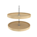 REV A SHELF : Polymer Full-Circle 2-Shelf Lazy Susan for Corner Base Cabinets