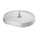REV A SHELF : Polymer D-Shaped Lazy Susan for Corner Wall Cabinets