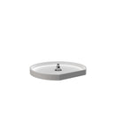 REV A SHELF : Polymer D-Shaped Lazy Susan for Corner Wall Cabinets