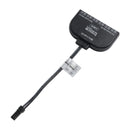 Power Connector, 12VDC, Six MINI Connectors