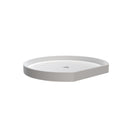 REV A SHELF : Polymer D-Shaped Lazy Susan Shelf for Corner Wall Cabinets