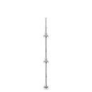 REV A SHELF : Polymer D-Shaped 3-Shelf Lazy Susans for 38" H Corner Wall Cabinets