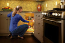 REV A SHELF : Polymer Kidney-Shaped 2-Shelf Lazy Susans for Corner Base Cabinets