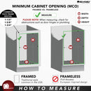 REV A SHELF : Stainless-Steel Tip-Out Trays for Sink Base Cabinets