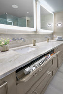 REV A SHELF : Stainless-Steel Tip-Out Trays for Sink Base Cabinets w/ Soft-Close Hinges