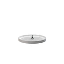 REV A SHELF : Polymer Full-Circle 1-Shelf Lazy Susan w/Bottom Mount Rotating Post for Corner Wall Cabinets