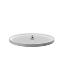 REV A SHELF : Polymer Full-Circle 1-Shelf Lazy Susan w/Bottom Mount Rotating Post for Corner Base Cabinets