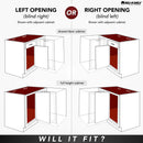 REV A SHELF : Polymer Pivot Out Half Moon 2-Shelf Organizer for Blind Corner Cabinets