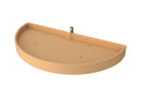 REV A SHELF : Polymer Pivot and Slide Half Moon 1-Shelf Organizer for Blind Corner Cabinets