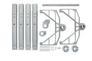 REV A SHELF : Polymer Pivot and Slide Half-Moon 2-Shelf Organizer for Blind Corner Cabinets
