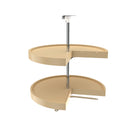 REV A SHELF : Polymer Pie Cut 2-Shelf Lazy Susan for Corner Base Cabinets
