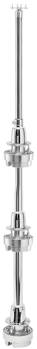 REV A SHELF : Polymer D-Shape 3-Shelf Lazy Susans for 38" H Corner Wall Cabinets