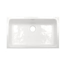 Ceco, Ceco - Del Rey  Large Single Undermount Enameled Cast Iron Kitchen Sink (754-UM ite) **MUST USE VANCE MOUNTING KIT QN25UM FOR WARRANTY TO BE VALID