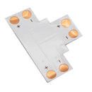 White FlexTape Connector, Back-To-Back TEE (Bag of 5)