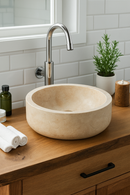 Beige Travertine Sink