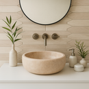 Beige Travertine Sink