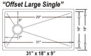 Metroplace, MetroPlace - 18 Gauge R20 Single Bowl with Offset Drain