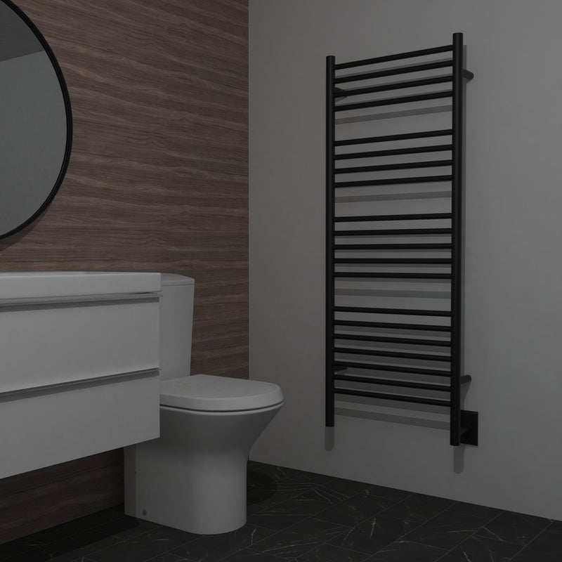 Jeeves Model D Straight 20 Bar Hardwired Towel Warmer