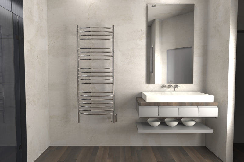 Jeeves Model D Curved 20 Bar Hardwired Towel Warmer