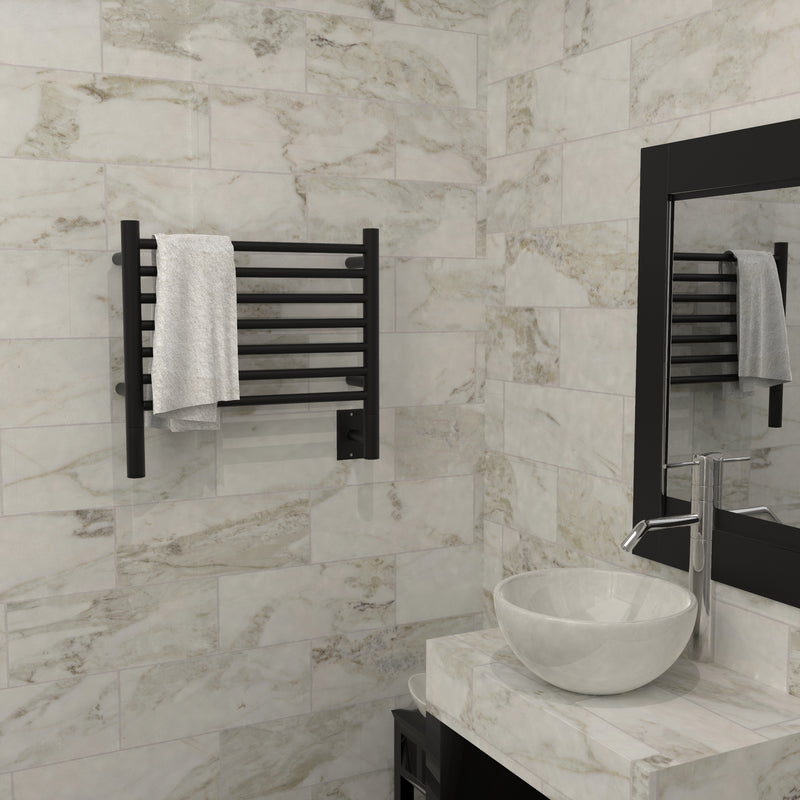 Jeeves Model H Straight 7 Bar Hardwired Towel Warmer