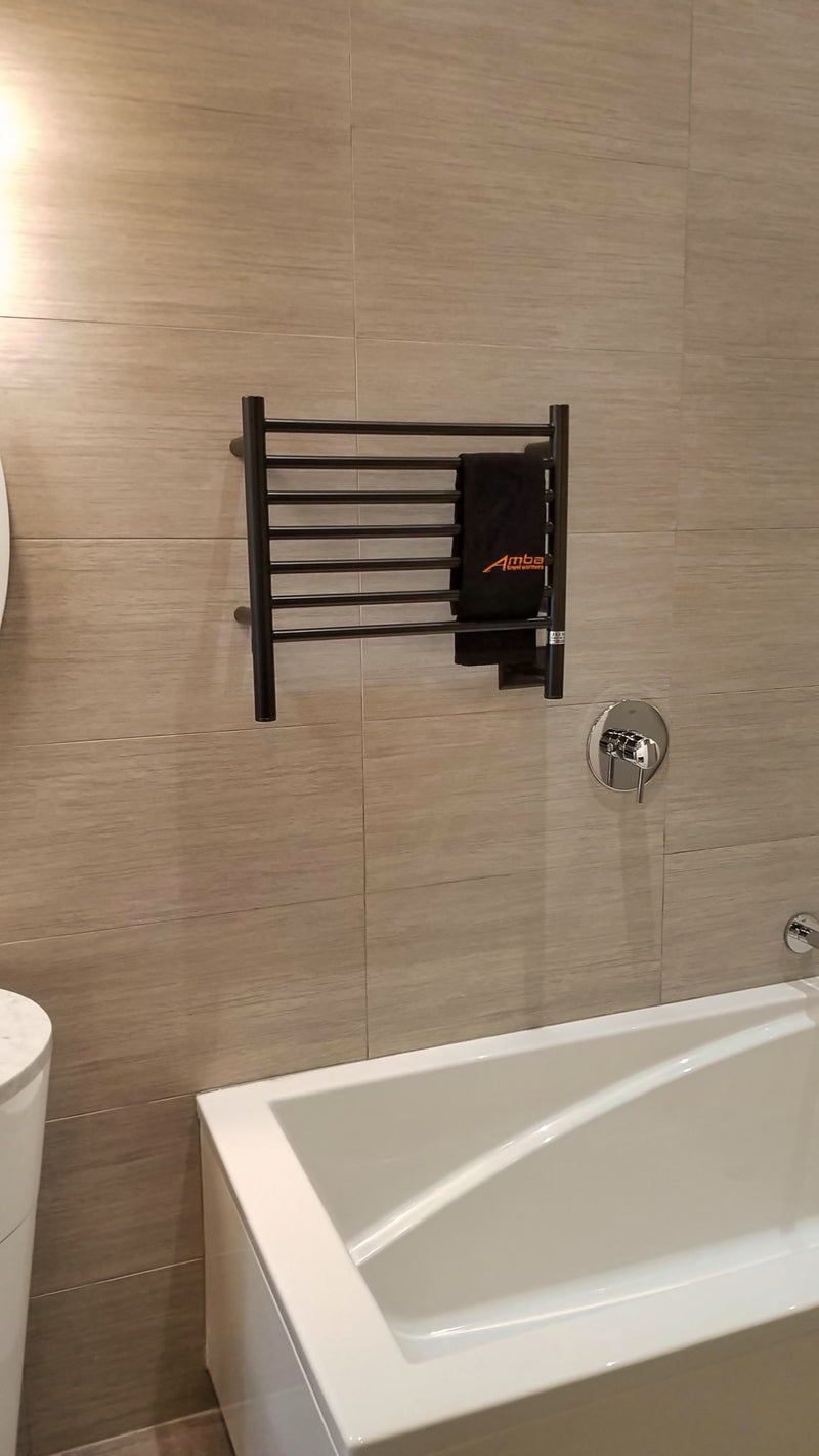 Jeeves Model H Straight 7 Bar Hardwired Towel Warmer