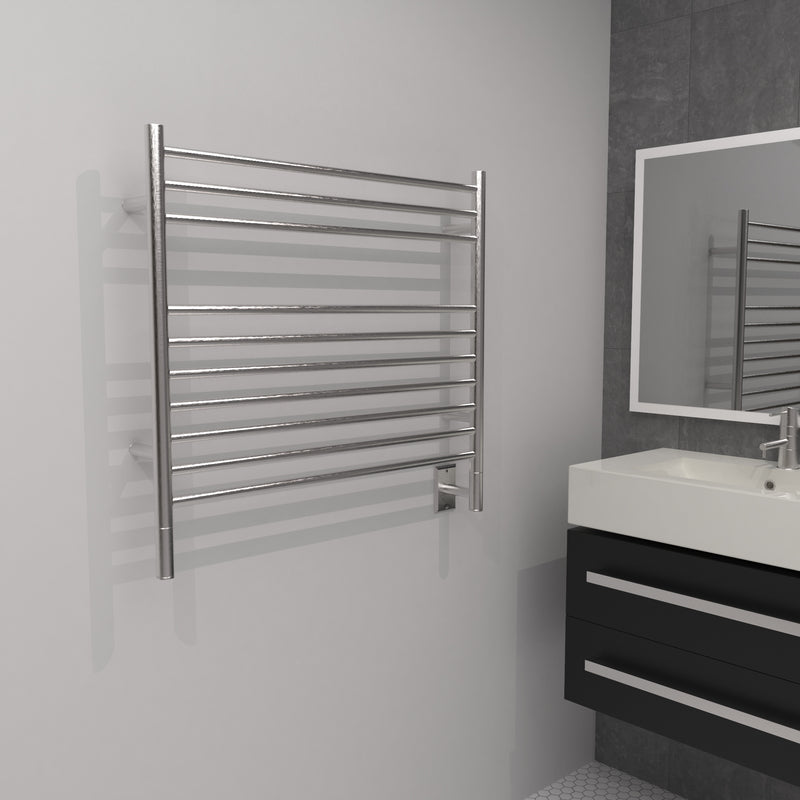 Jeeves Model K Straight 10 Bar Hardwired Towel Warmer