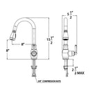 Huntington Brass, Isabelle Kitchen Classic Styled Pull-Down Faucet