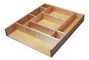 REV A SHELF Maple Wood Customizable Tray Insert w/ Dividers