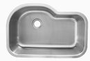 Lancer, 18 Gauge 31-1/2x21-1/4x9 70/30 Style Single Undermount