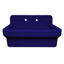 Whitehaus Old Fashioned Country Fireclay Utility Sink with High Backsplash