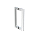 8" Back-To-Back Square Shower Door Pull Handle