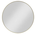 30" x 1" Circular Metal Frame mirror