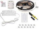 Hardware Resources Task Lighting LED Kit. 16 Ft.. 300 Lumens/Ft.. 12-volt Standard Output Wired Controller Tape Light Kit 1 Zone 1 Area, Tunable-White, 2700K–5000K