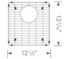 Blanco, Stainless Steel Sink Grid (Vintera Equal Double Bowl)